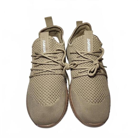 Damyuan Comfy Breathable Knit Sneakers - Tan - Picture 1 of 4